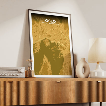 Oslo Forge Map Poster