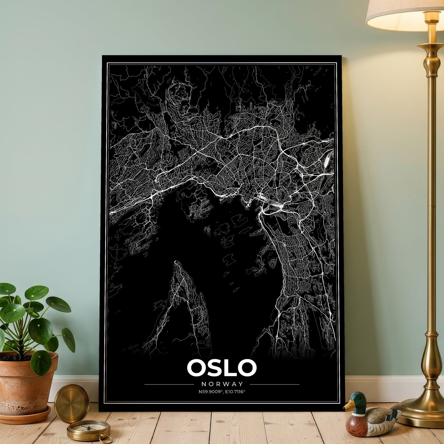 Oslo Modern Map Poster