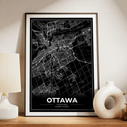 Ottawa Modern Map Poster