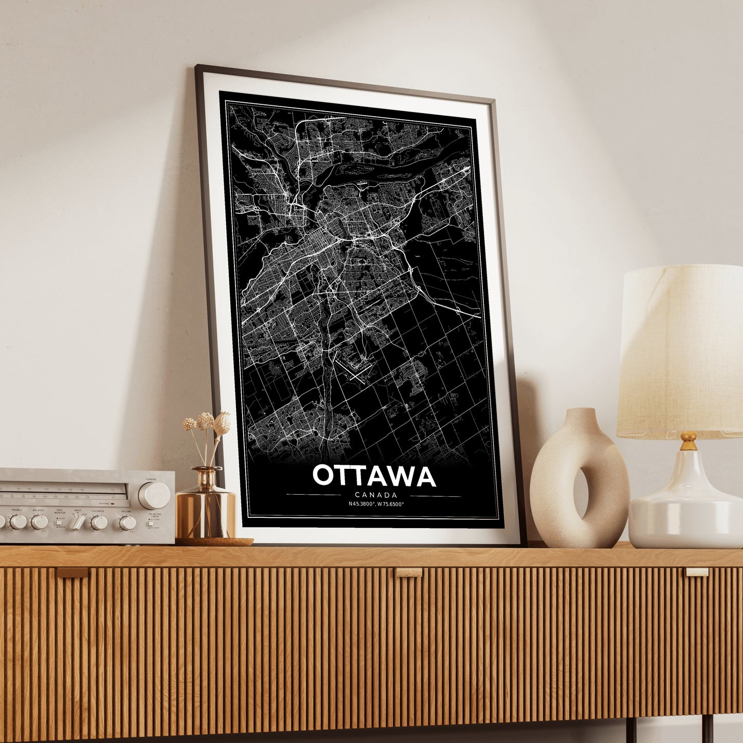Ottawa Modern Map Poster