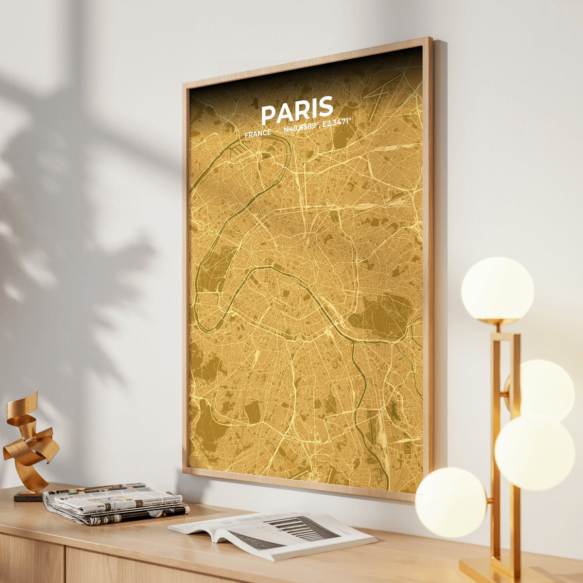 Paris Forge Map Poster