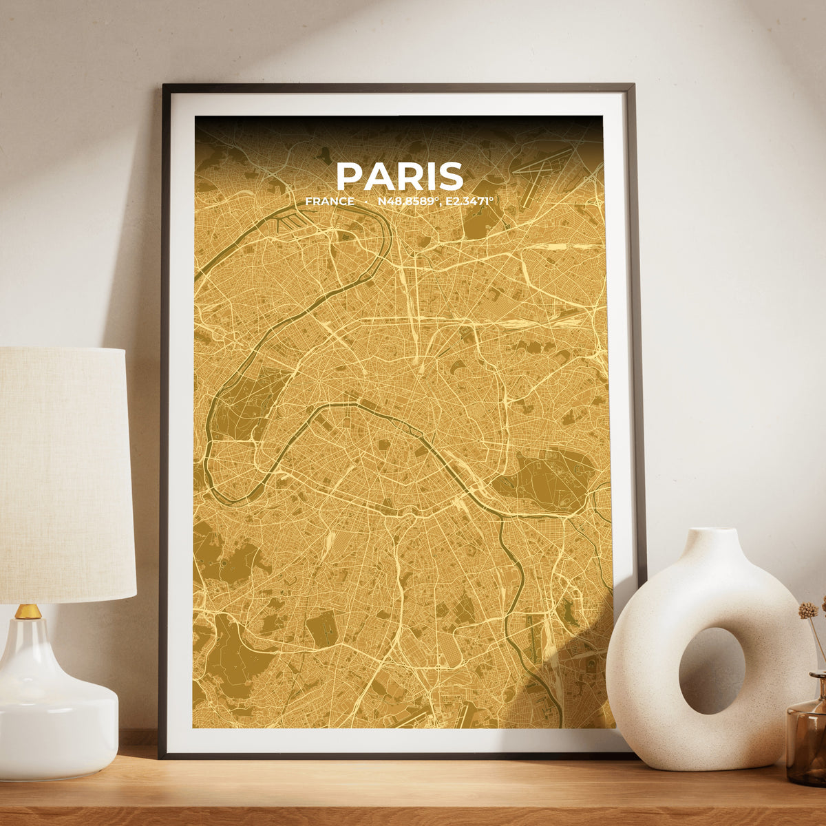 Paris Forge Map Poster