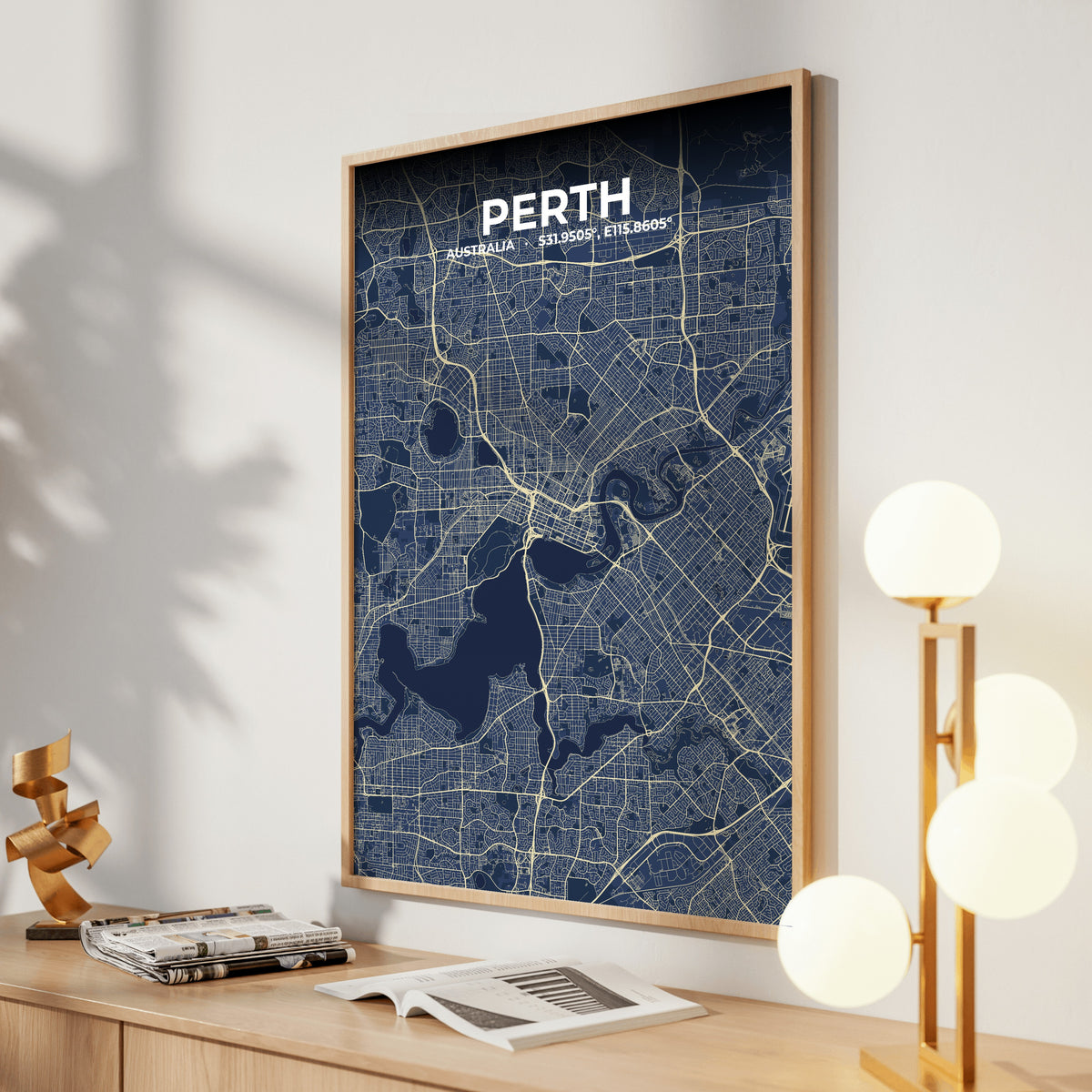 Perth Anchor Map Poster