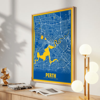 Perth Blockbuster Map Poster