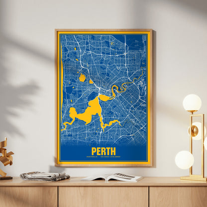 Perth Blockbuster Map Poster