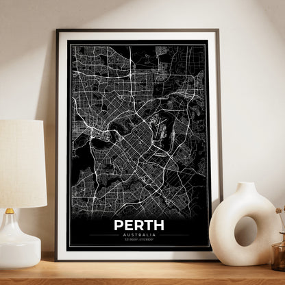 Perth Modern Map Poster