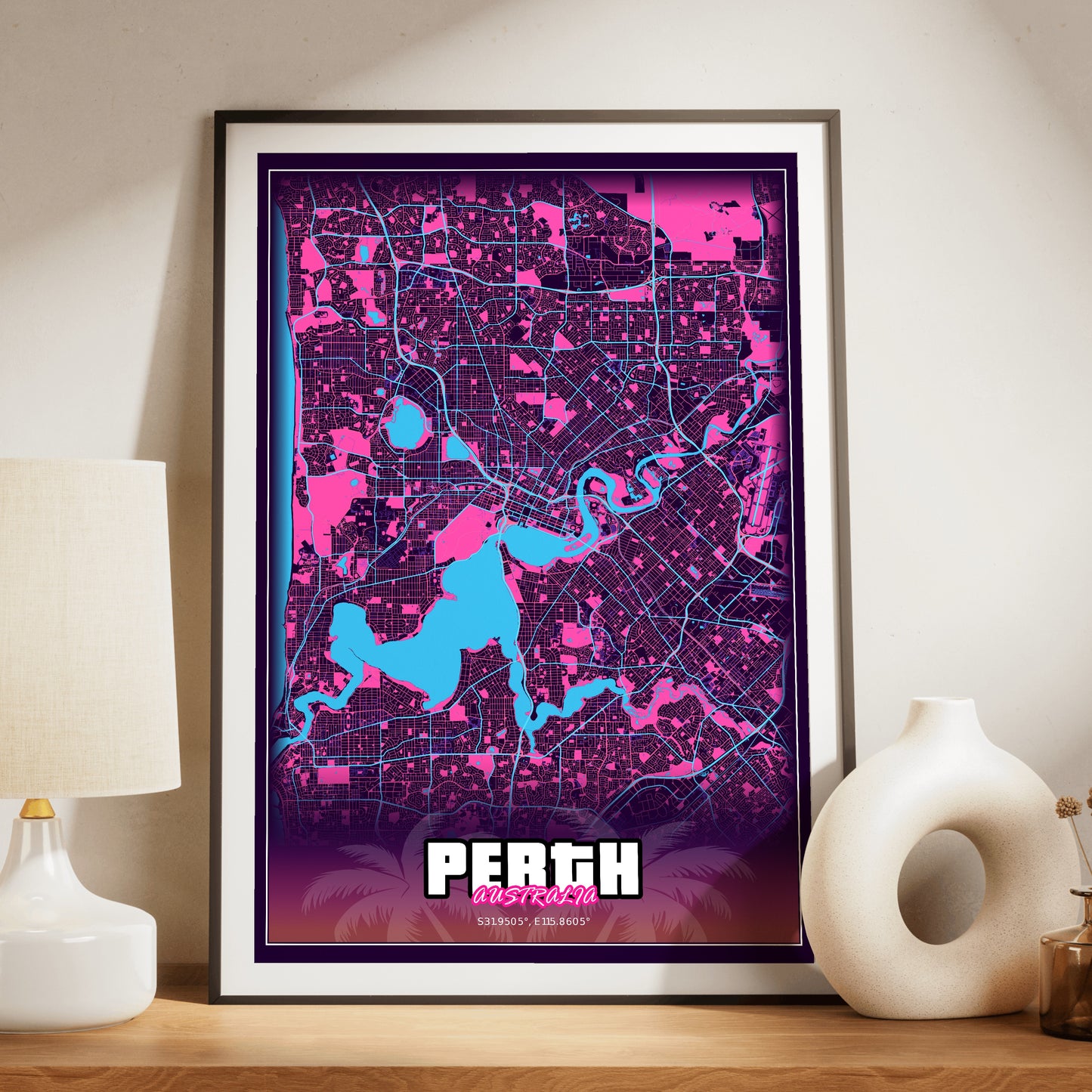 Perth GTA Map Poster