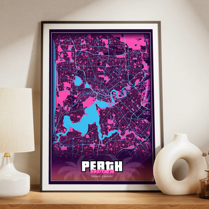 Perth GTA Map Poster