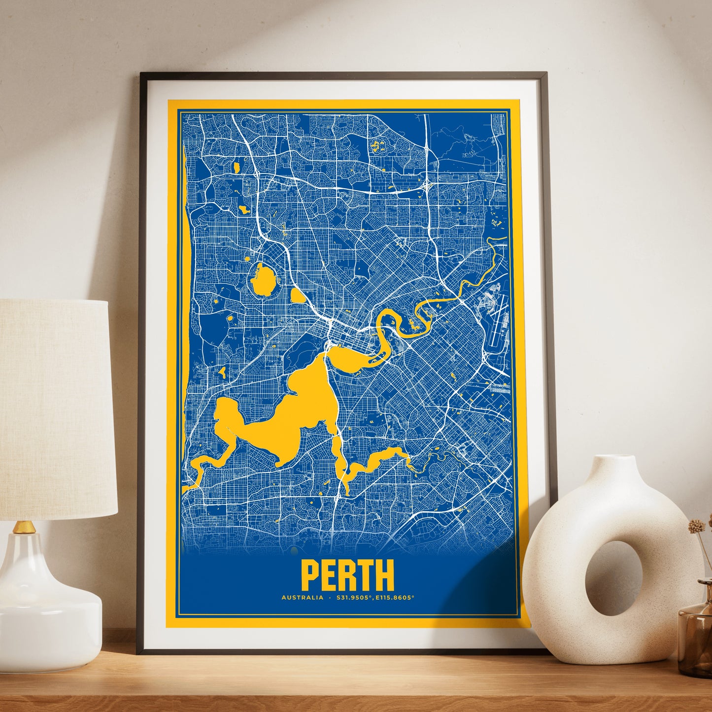 Perth Blockbuster Map Poster