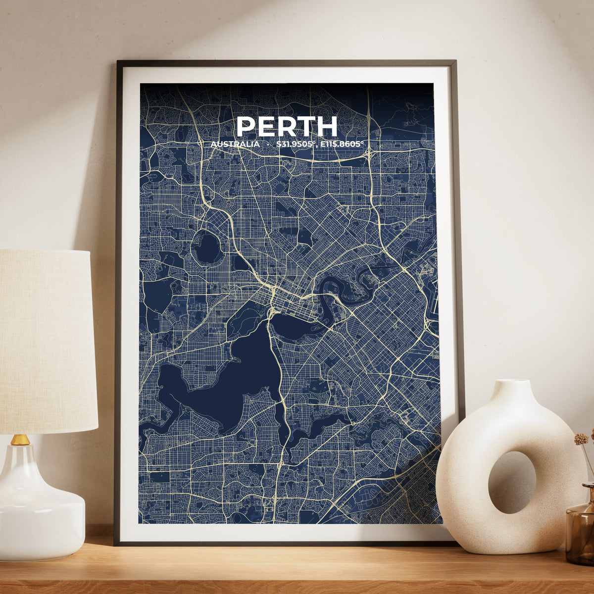 Perth Anchor Map Poster