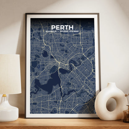 Perth Anchor Map Poster