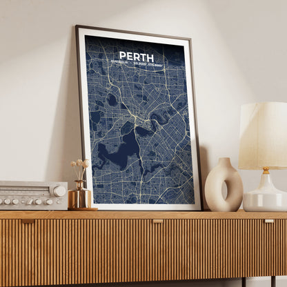 Perth Anchor Map Poster