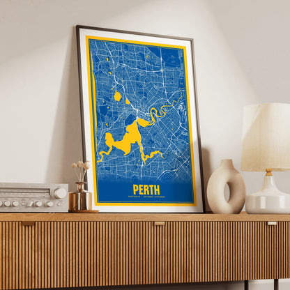 Perth Blockbuster Map Poster