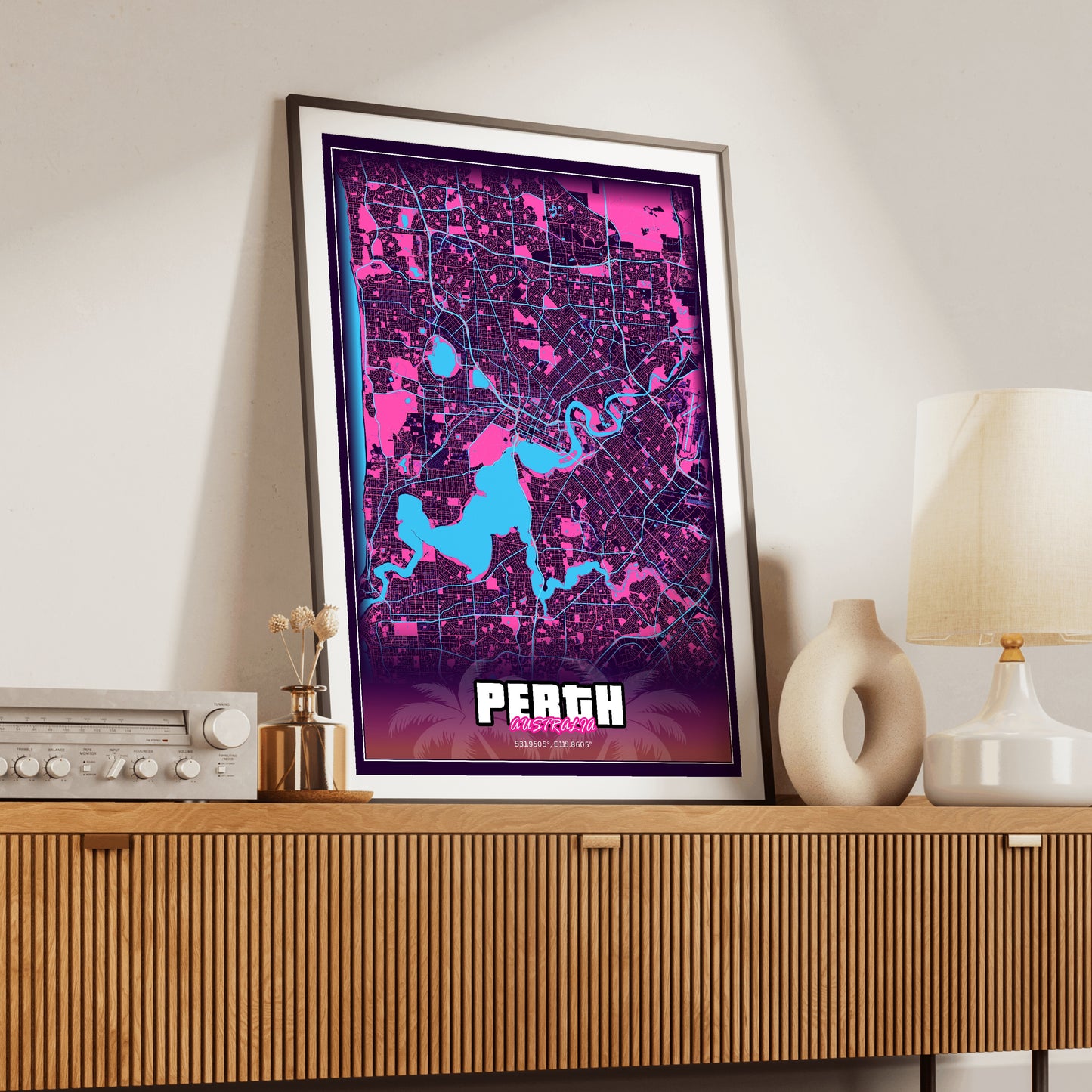 Perth GTA Map Poster
