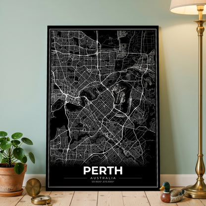 Perth Modern Map Poster