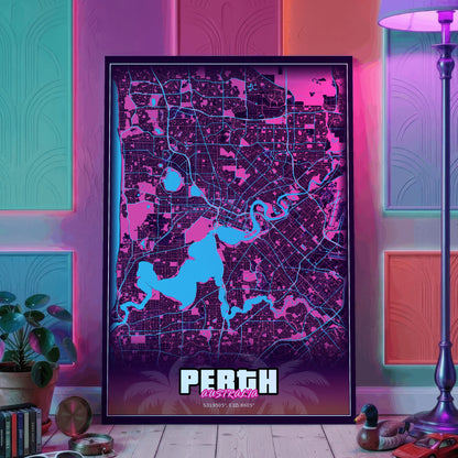 Perth GTA Map Poster