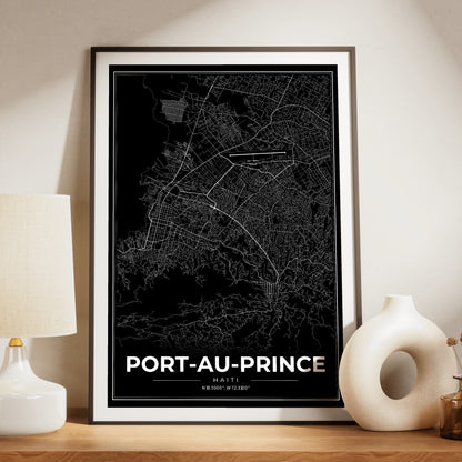 Port-au-Prince Modern Map Poster