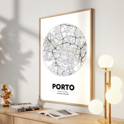 Porto Spot Map Poster