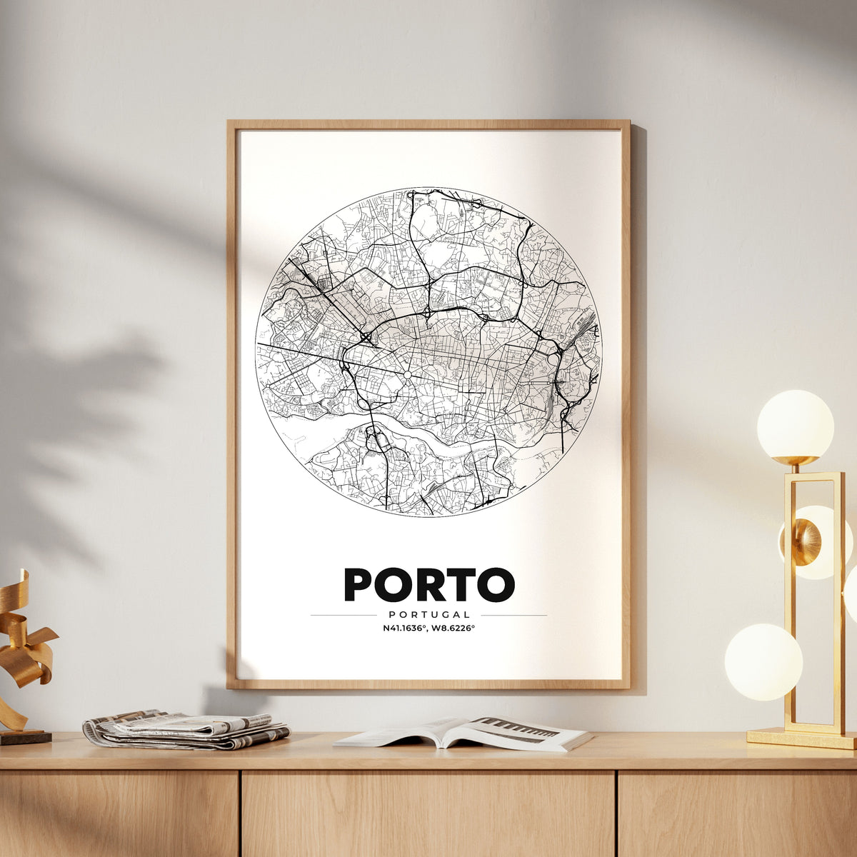 Porto Spot Map Poster