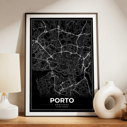 Porto Modern Map Poster