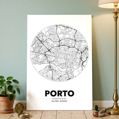 Porto Spot Map Poster