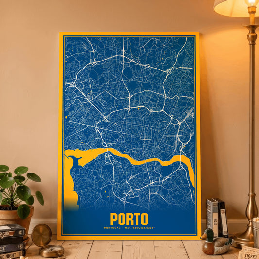 Porto Blockbuster Map Poster