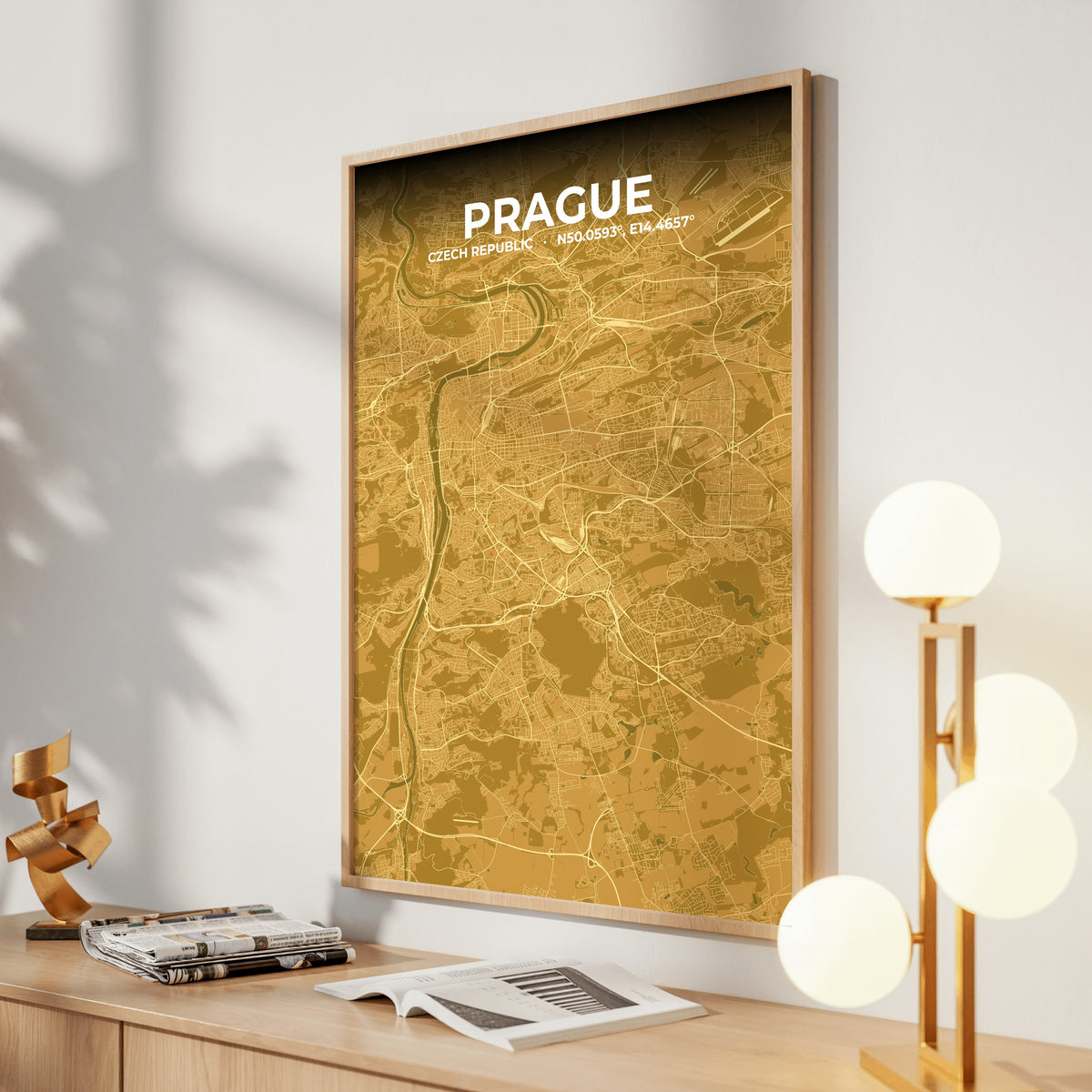 Prague Forge Map Poster