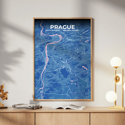 Prague Candy Map Poster