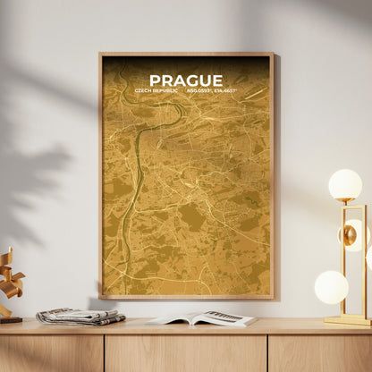 Prague Forge Map Poster