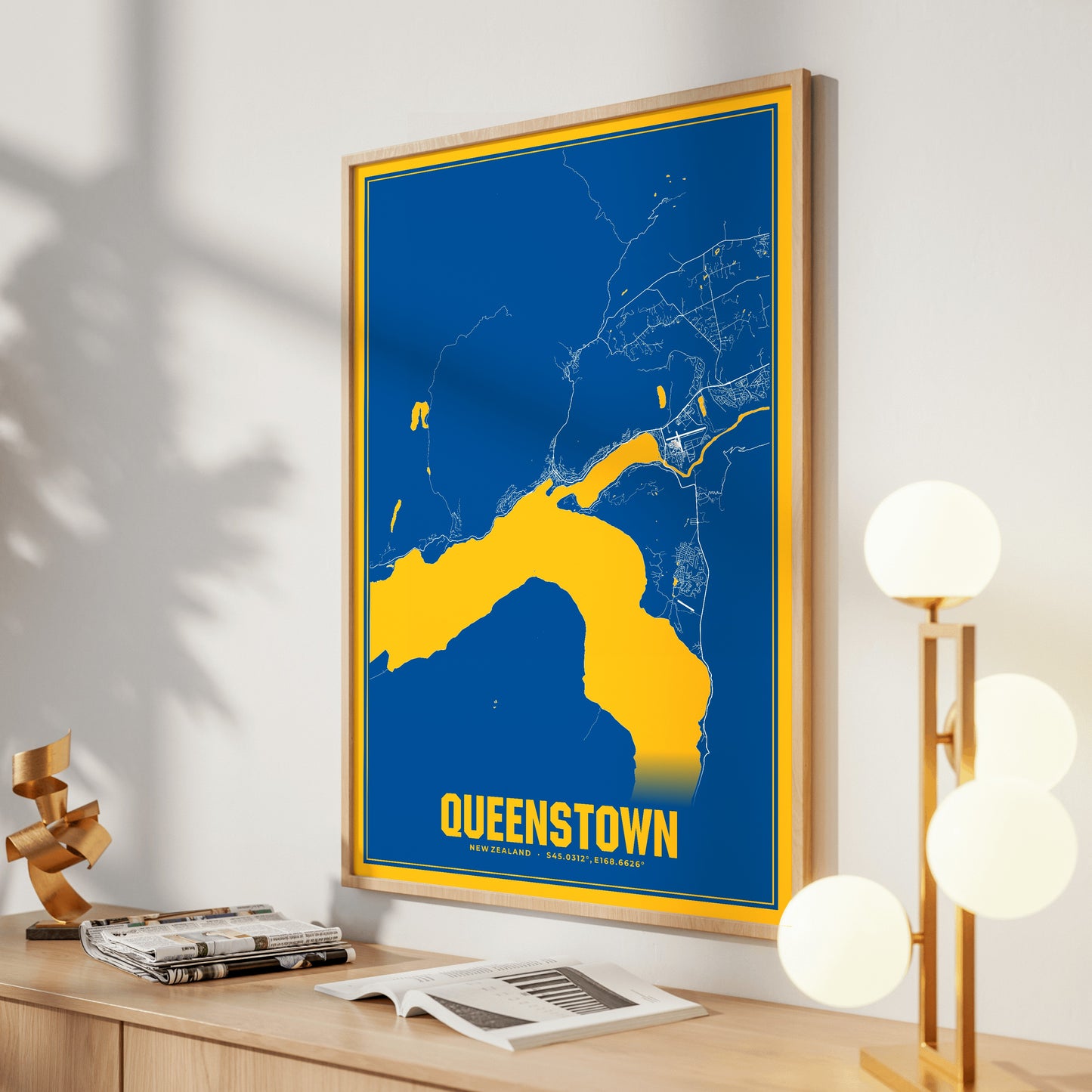 Queenstown Blockbuster Map Poster