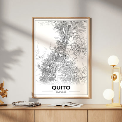 Quito Modern Map Poster