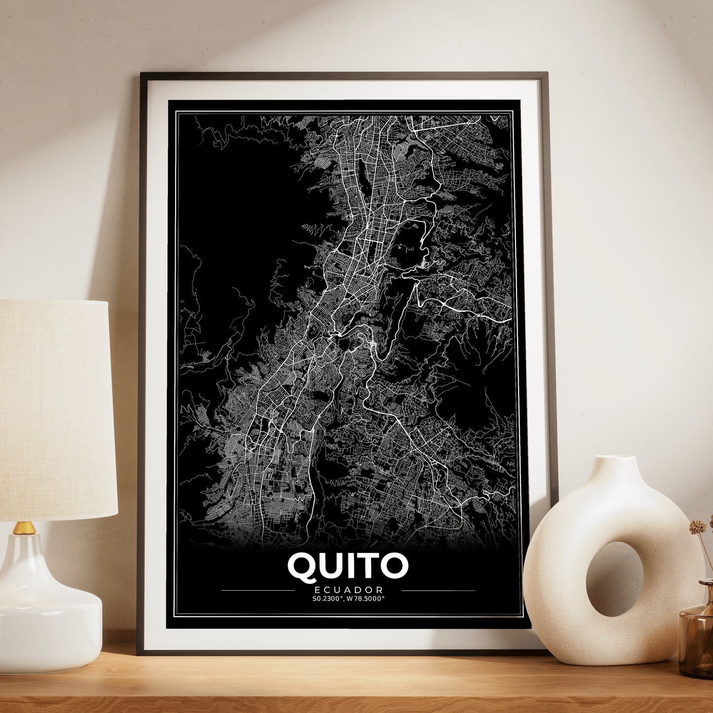 Quito Modern Map Poster