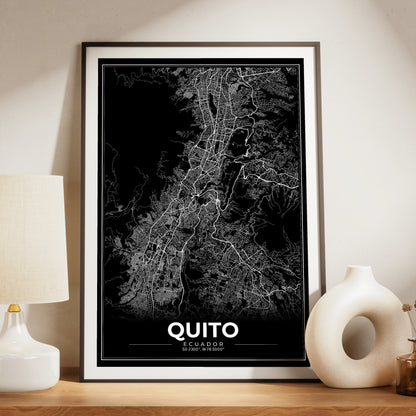 Quito Modern Map Poster