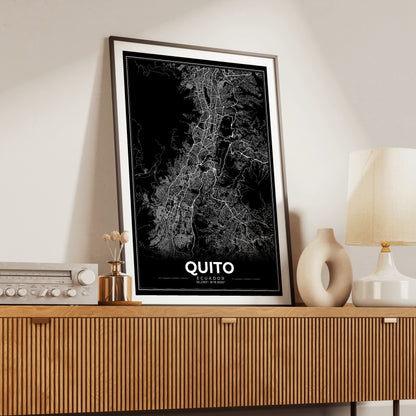 Quito Modern Map Poster