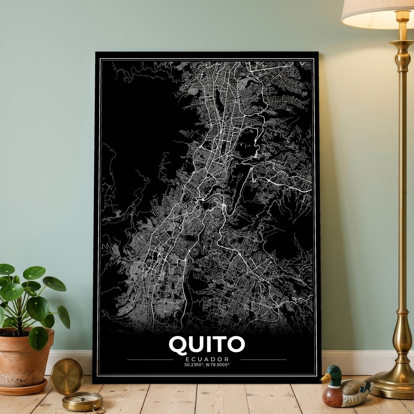 Quito Modern Map Poster