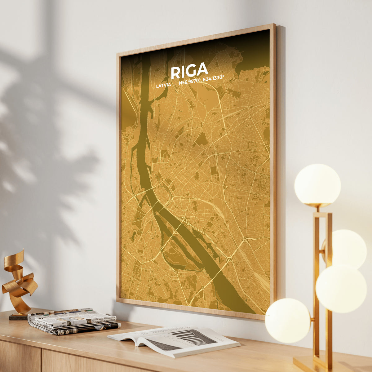 Riga Forge Map Poster