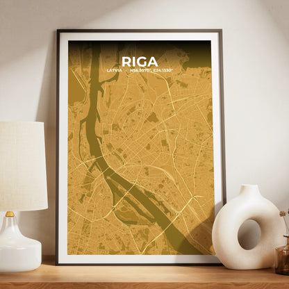 Riga Forge Map Poster