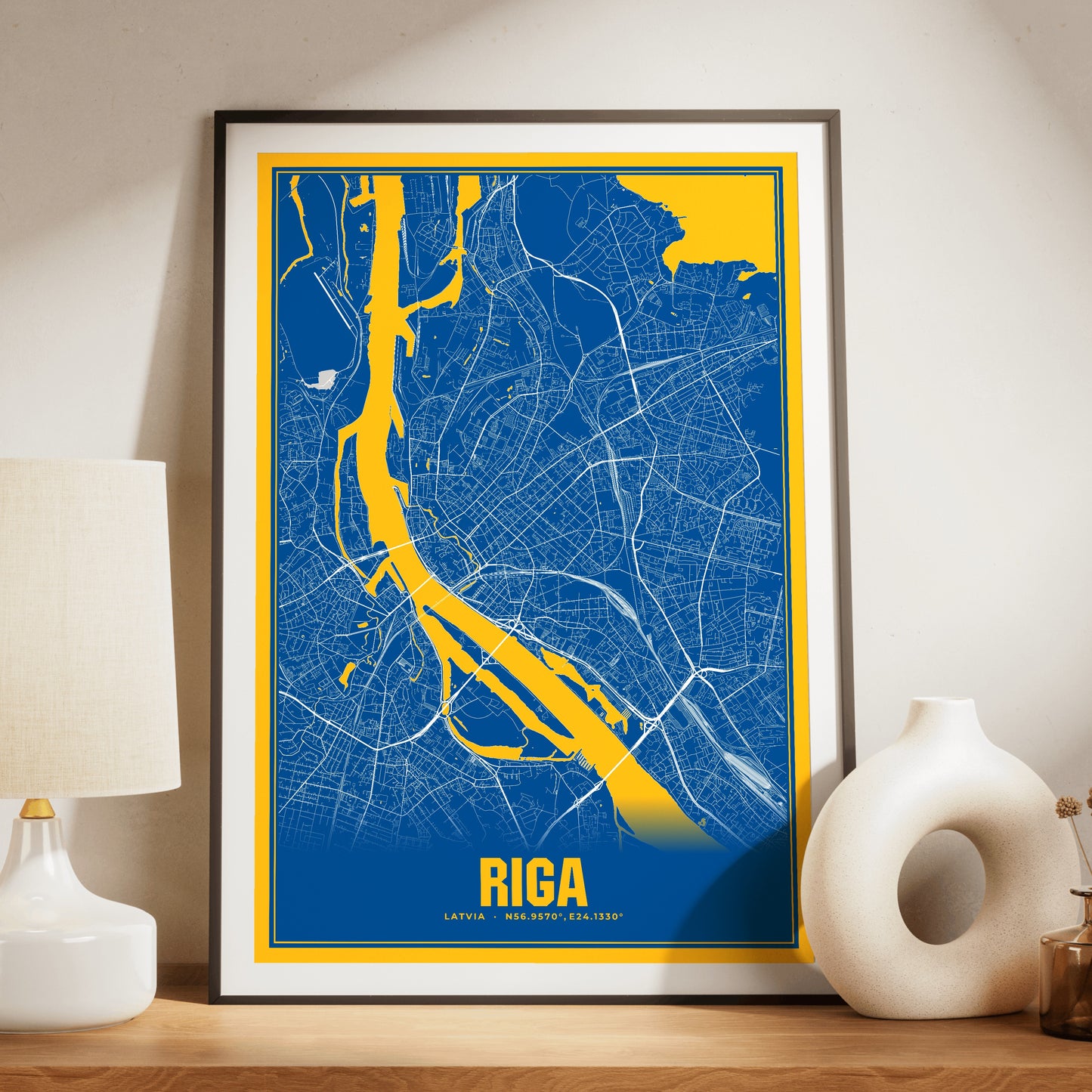 Riga Blockbuster Map Poster