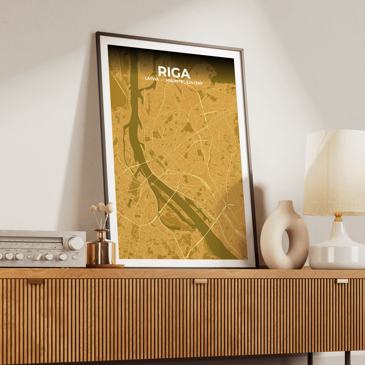 Riga Forge Map Poster