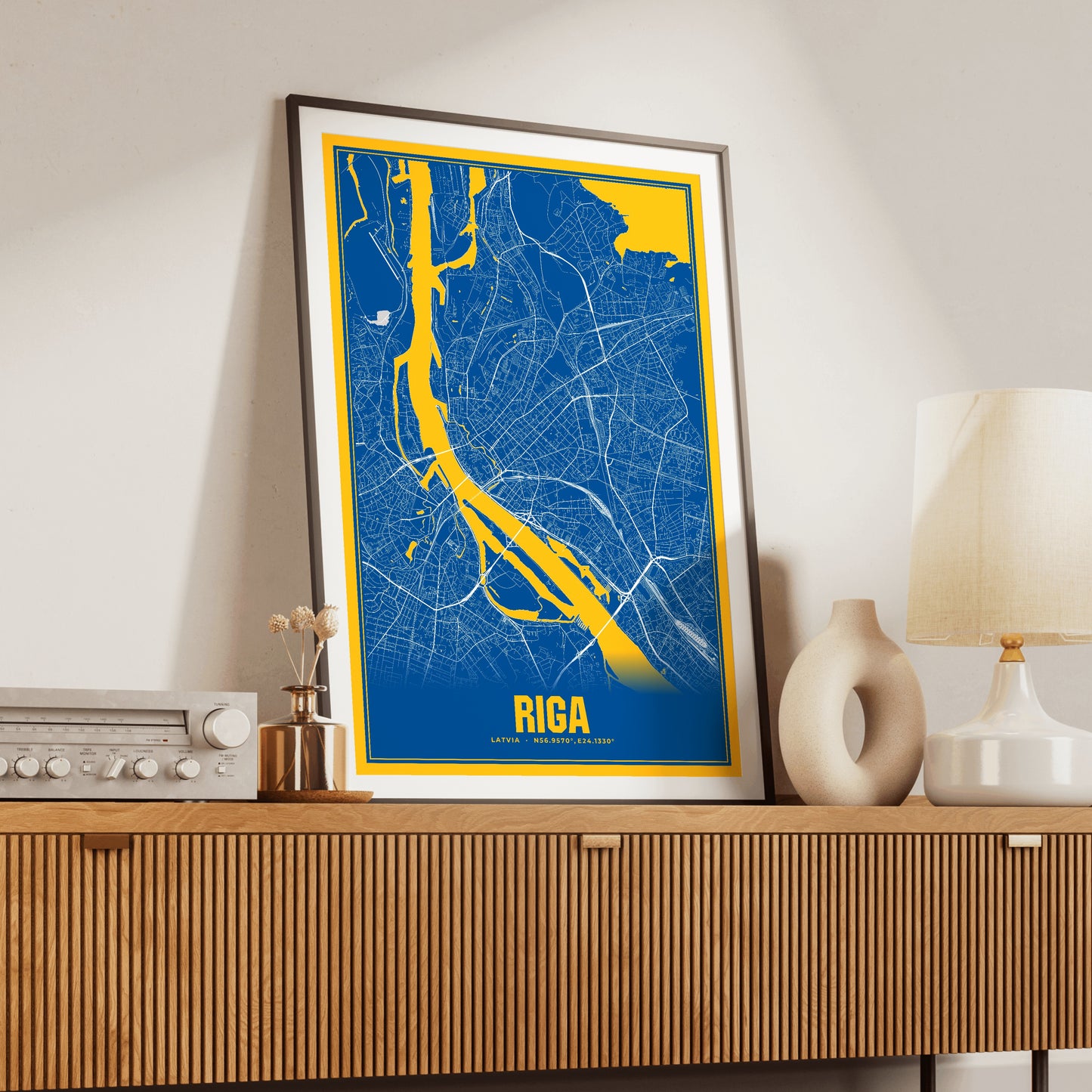 Riga Blockbuster Map Poster