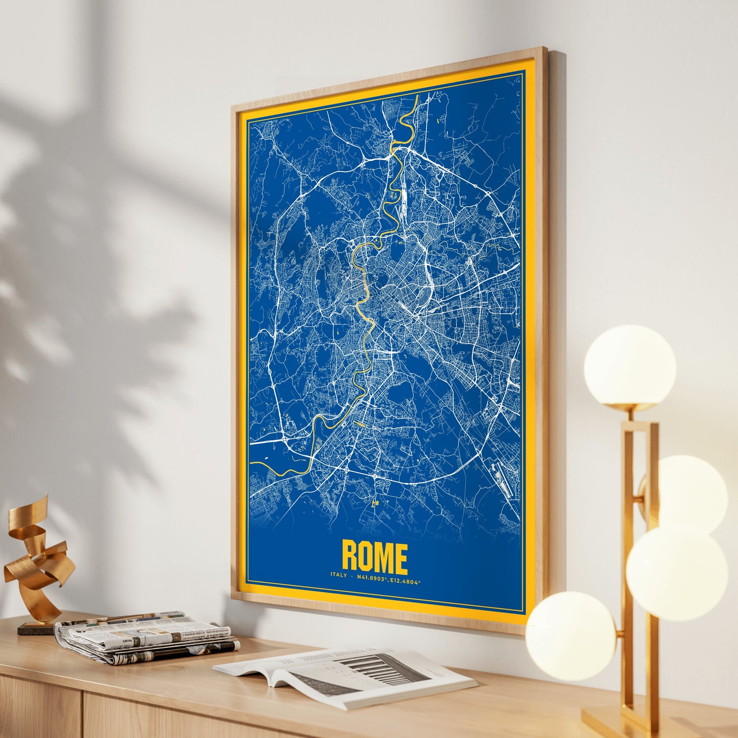Rome Blockbuster Map Poster