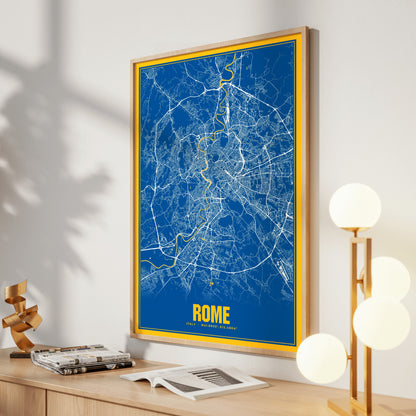 Rome Blockbuster Map Poster
