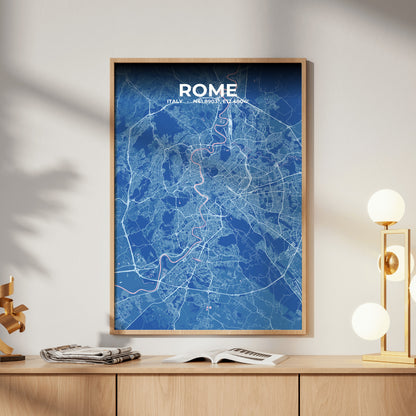 Rome Candy Map Poster