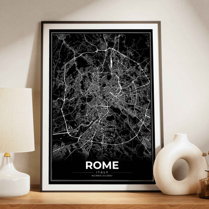 Rome Modern Map Poster