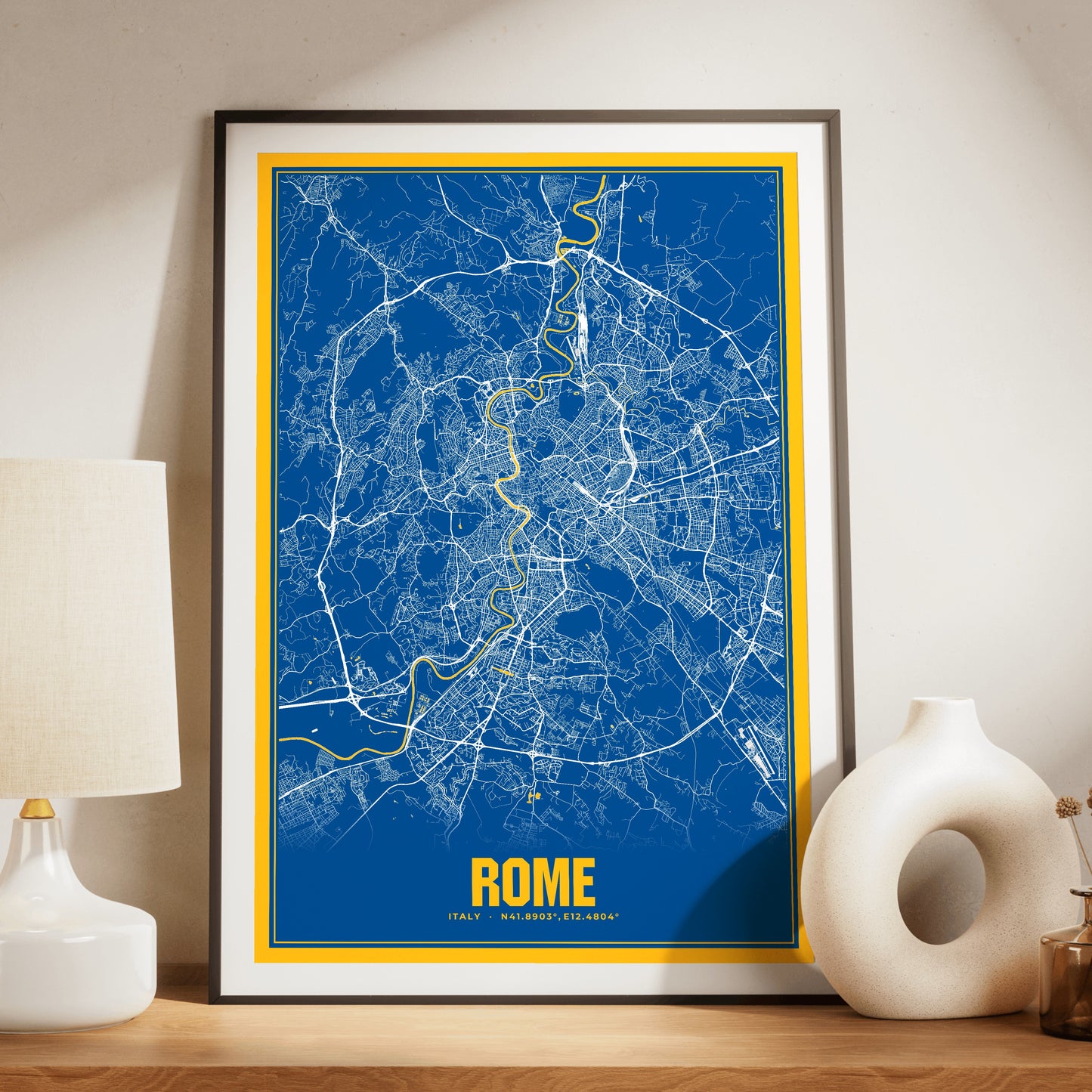 Rome Blockbuster Map Poster