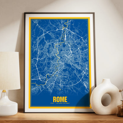 Rome Blockbuster Map Poster