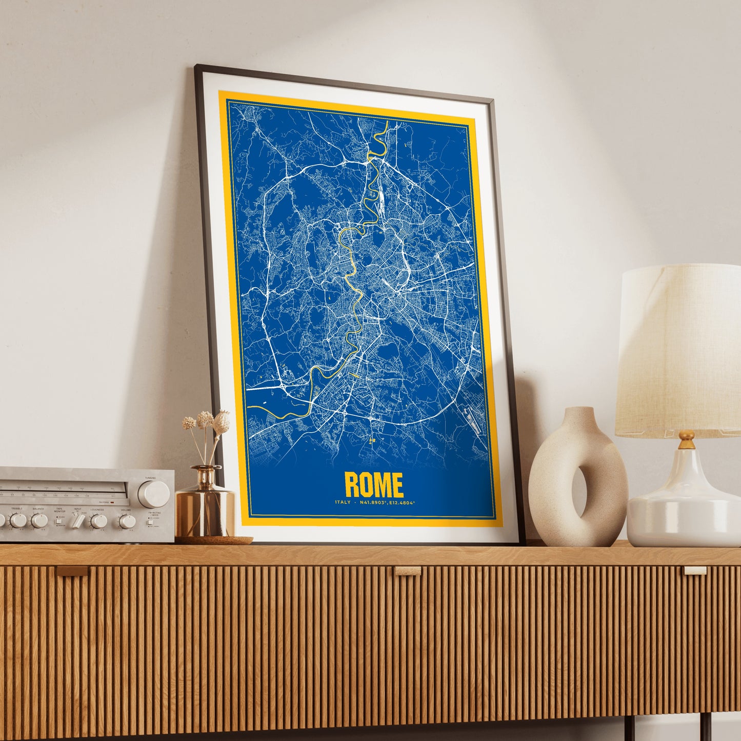 Rome Blockbuster Map Poster