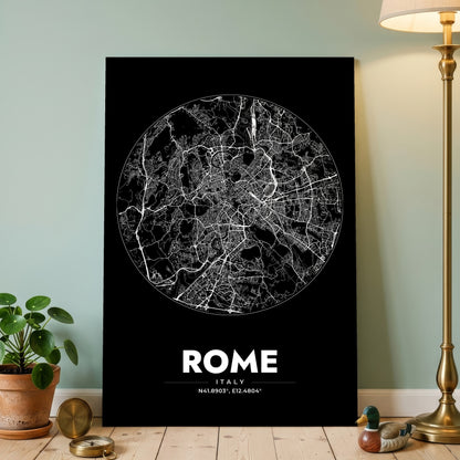 Rome Spot Map Poster