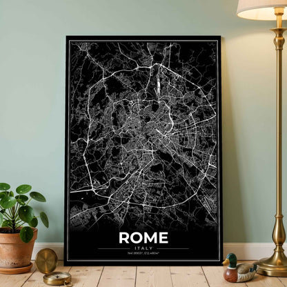 Rome Modern Map Poster