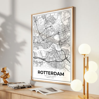 Rotterdam Modern Map Poster